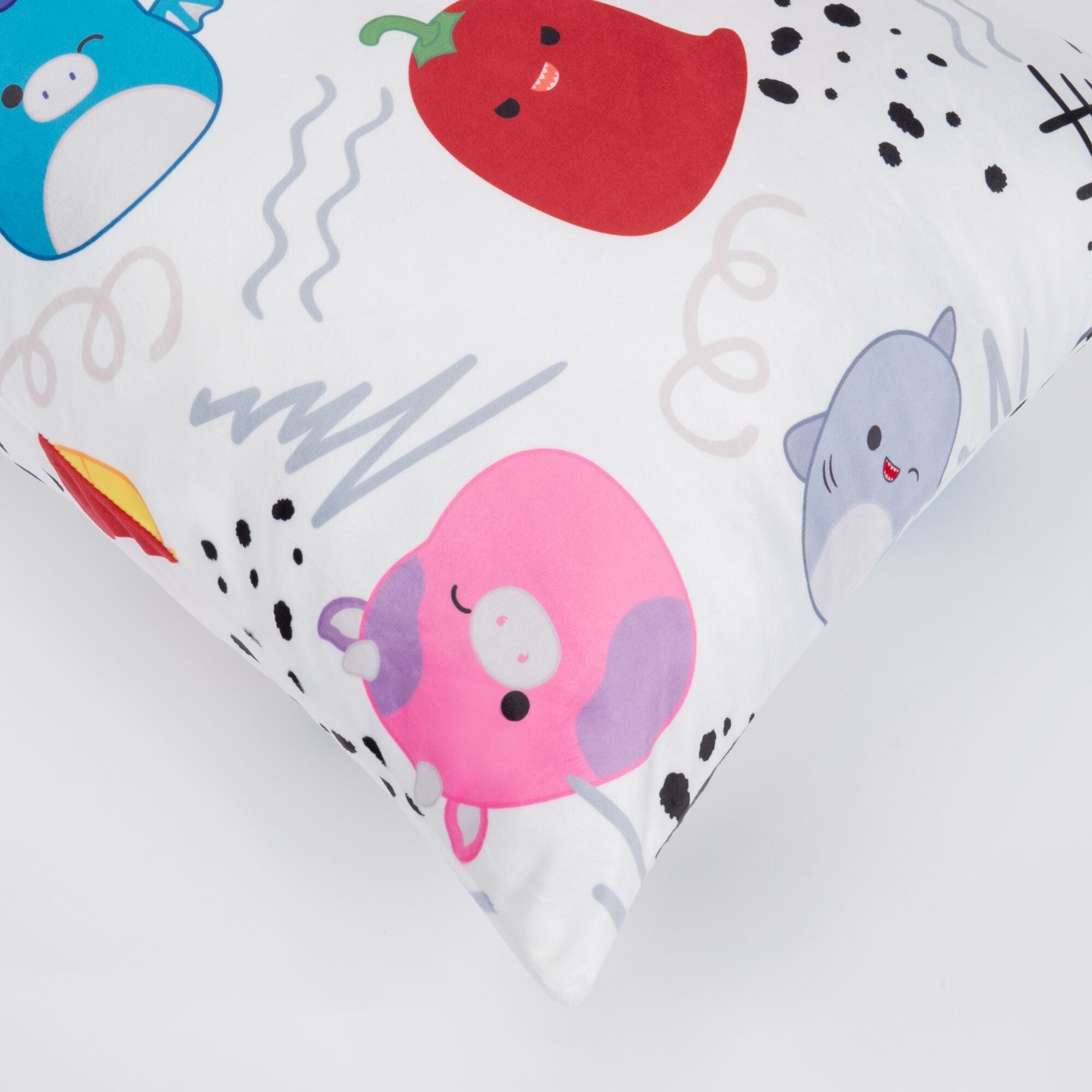 "Squish Vibes" White SquishPillow Pillowcase (Standard) / Squishmallows   Category