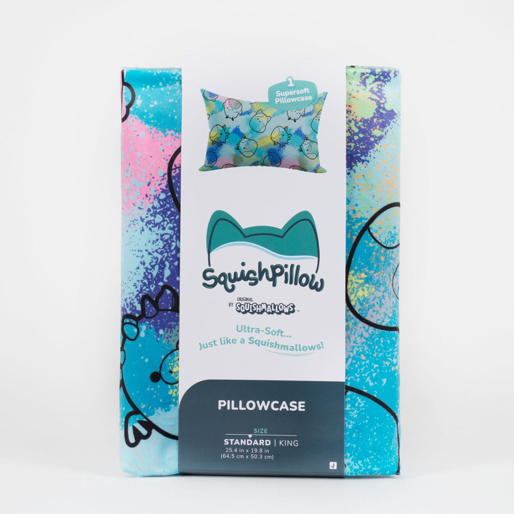 "'Mallow Nights" Blue SquishPillow Pillowcase (Standard) / Squishmallows   Category