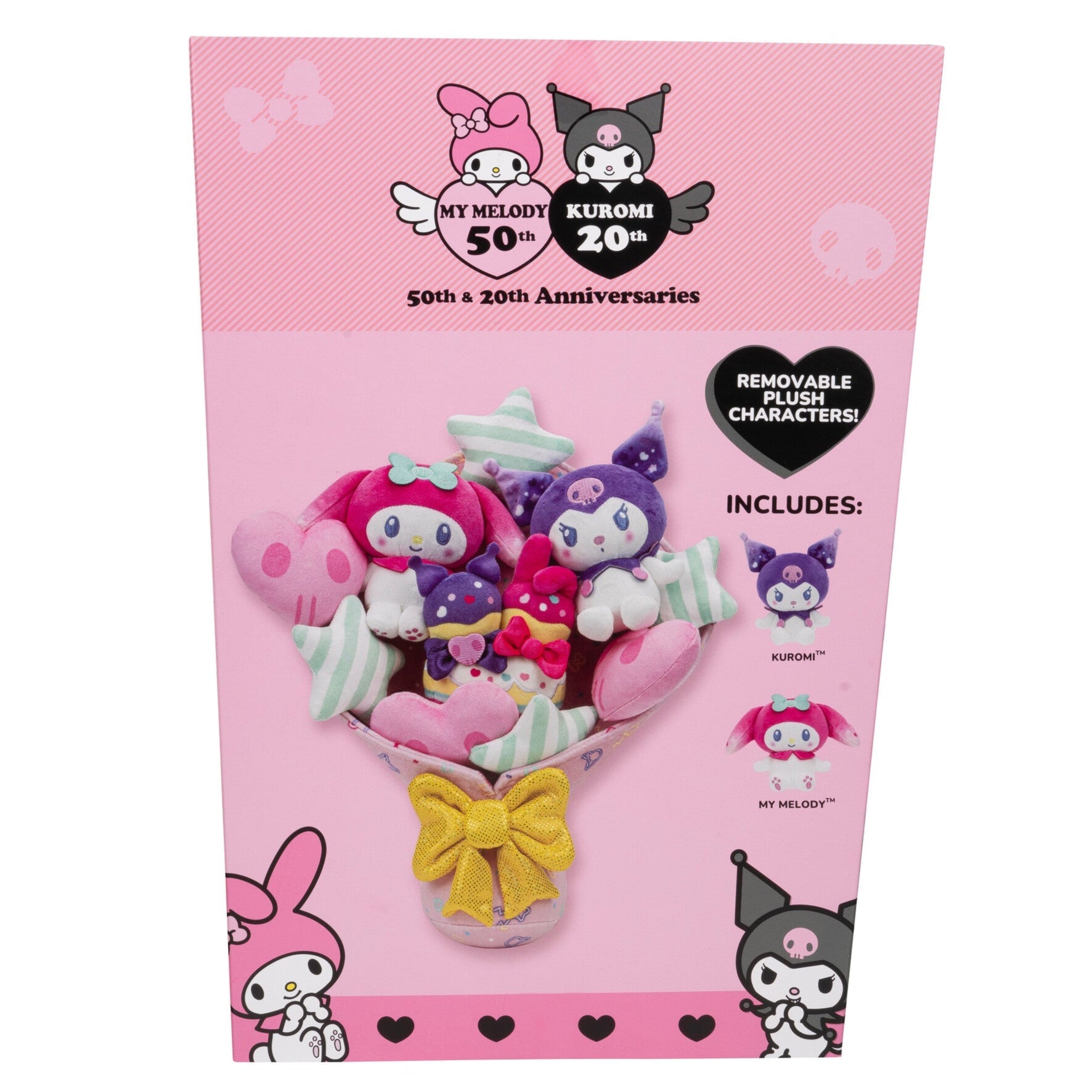 Hello Kitty and Friends 12" My Melody and Kuromi Anniversary Plush Bouquet | Jazwares / Squishmallows   Category