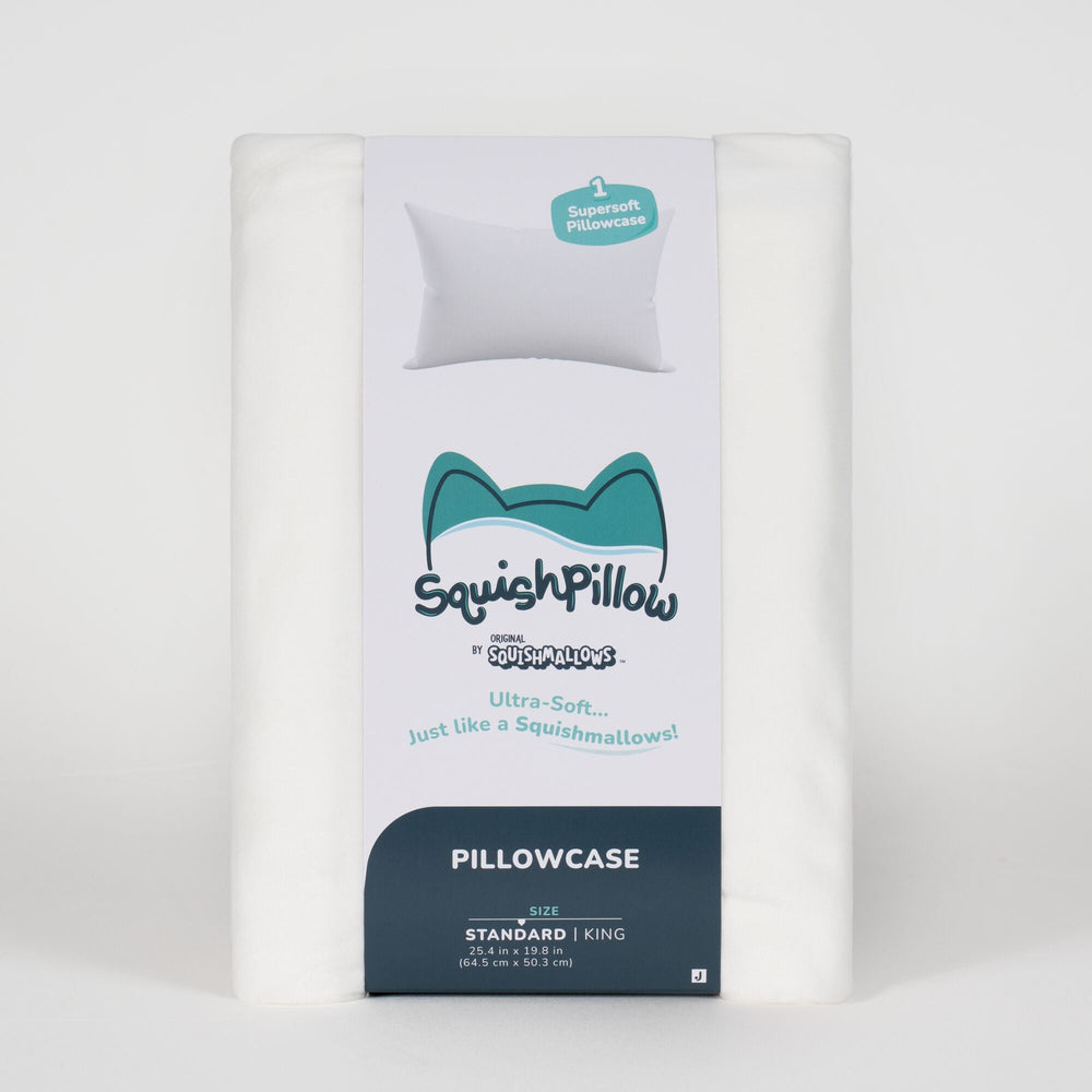 SquishPillow Pillowcase Solid Slumber White | Jazwares / Squishmallows   Category