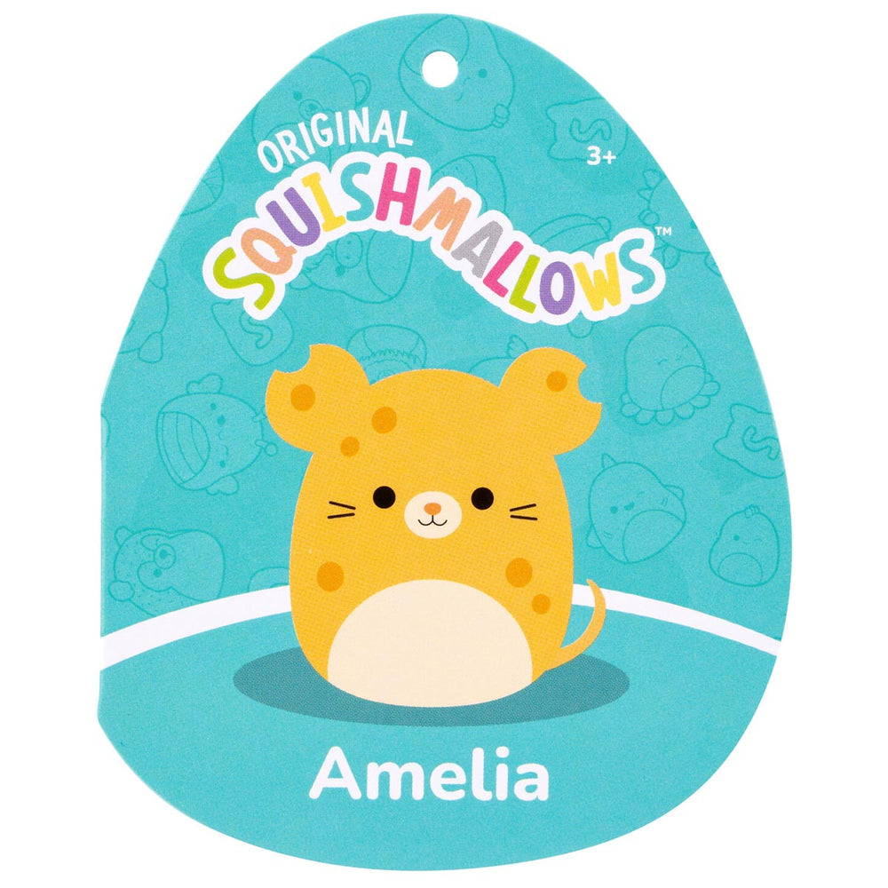 Squishmallows 8" Amelia the Yellow Cheese Mouse | Jazwares / Squishmallows   Squad