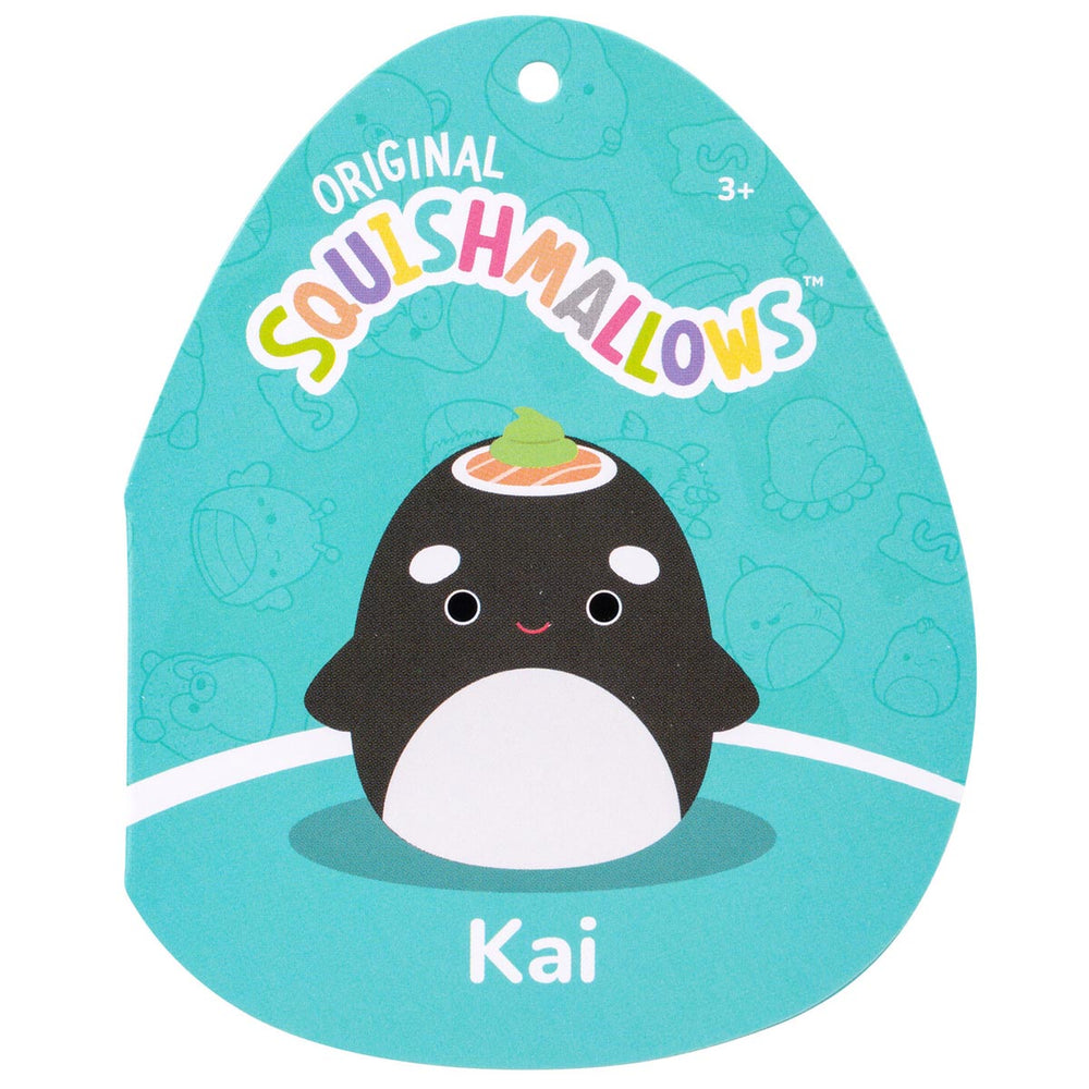 Squishmallows 8" Kai the Sushi Orca Whale | Jazwares / Squishmallows   Squad