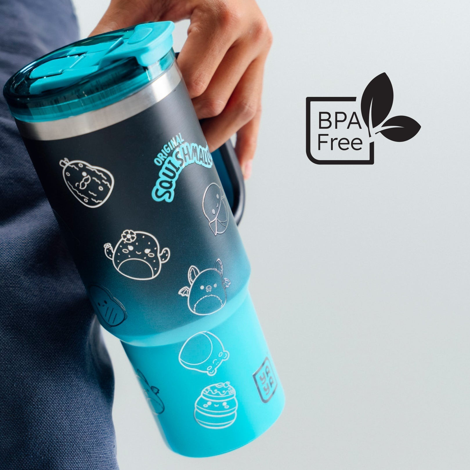 Squishmallows Bling Tumbler with Straw / Squishmallows   Category