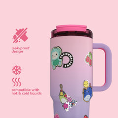 Squishmallows Sticker Bomb Tumbler with Straw / Squishmallows   Category