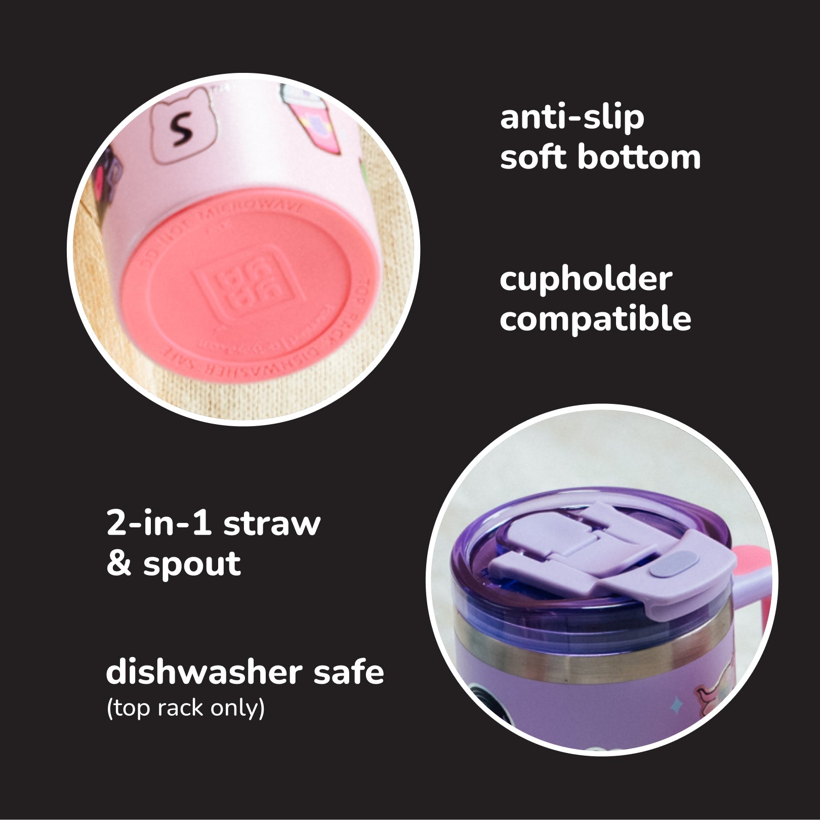 Squishmallows Sticker Bomb Tumbler with Straw / Squishmallows   Category