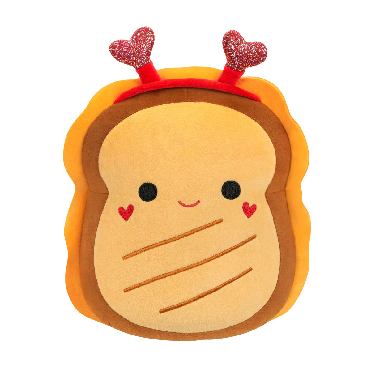 Squishmallows 8" Lil Gouda the Grilled Cheese with Heart Headband | Jazwares / Squishmallows   Squad