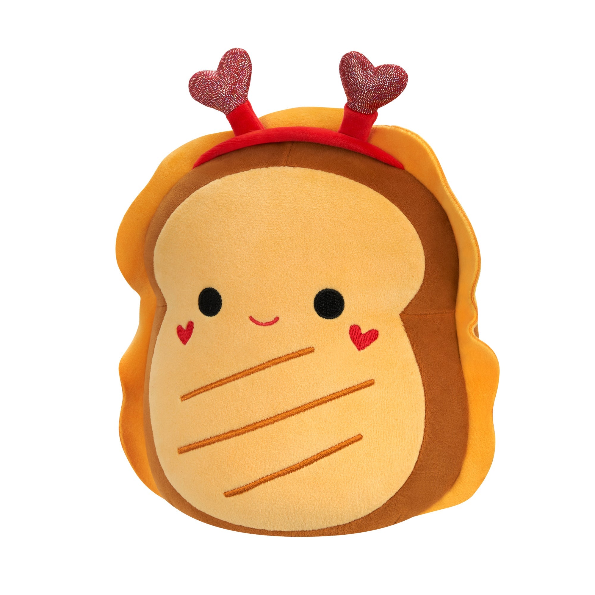 Squishmallows 8" Lil Gouda the Grilled Cheese with Heart Headband | Jazwares / Squishmallows   Squad