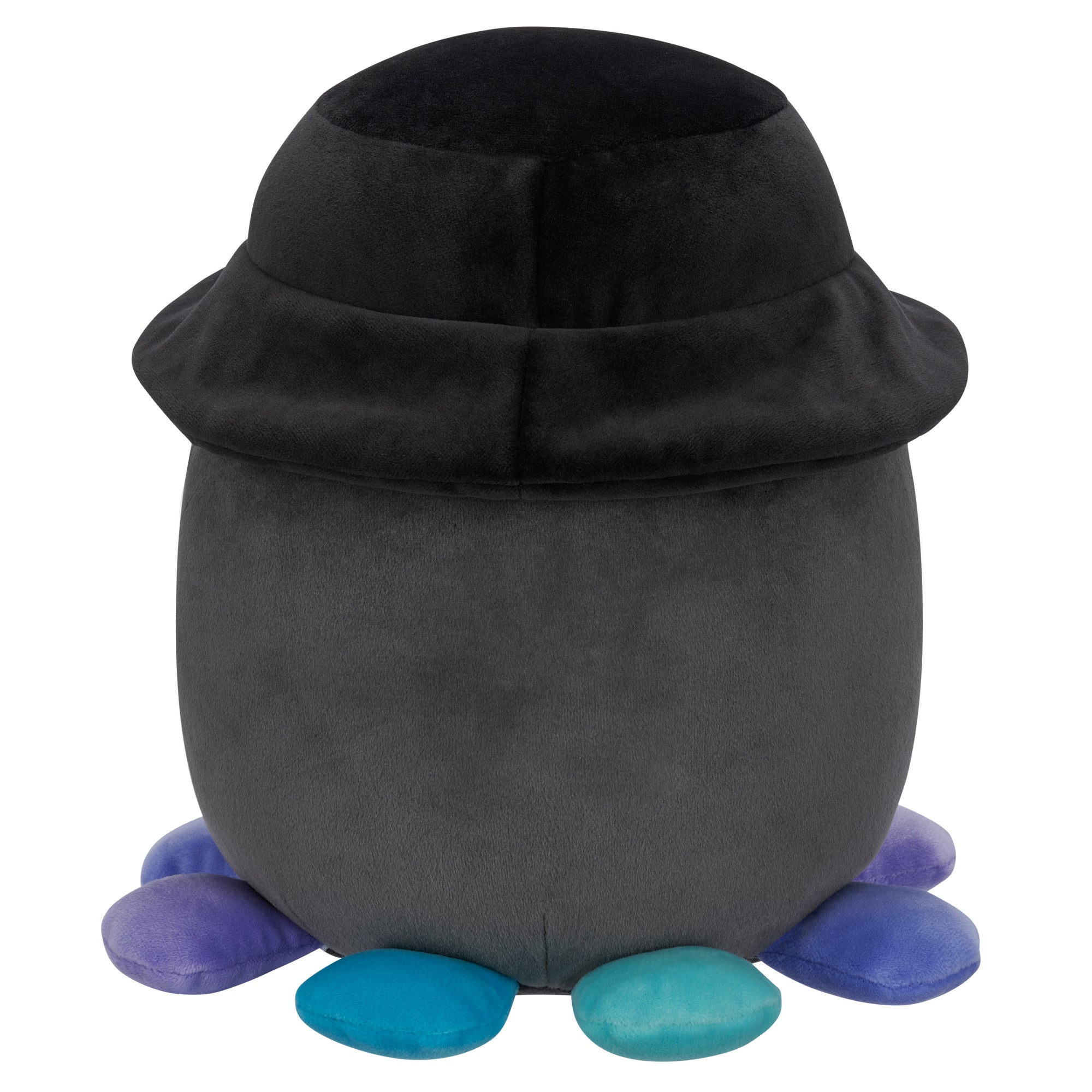 Squishmallows 8" Yoko the Charcoal Grey Octopus with Bucket Hat | Jazwares / Squishmallows   Squad