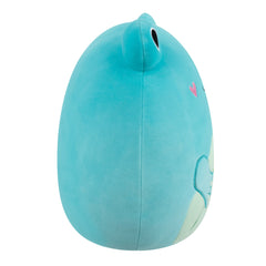 Squishmallows 12" Ludwig the Teal Frog Holding Rose | Jazwares / Squishmallows   Squad