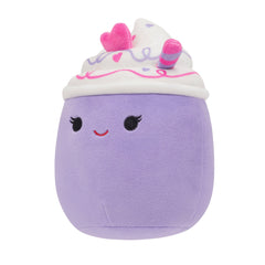 Squishmallows 5" Cheksa the Purple Valentine's Day Drink | Jazwares / Squishmallows   Squad