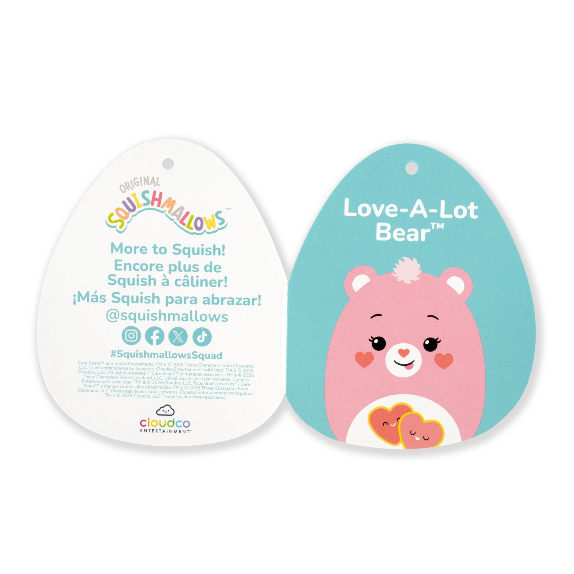 Squishmallows Care Bears 12" Love-a-lot Bear | Jazwares / Squishmallows   Brand