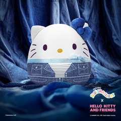 Squishmallows 12" Denim Hello Kitty | Jazwares / Squishmallows   Category|  Brand