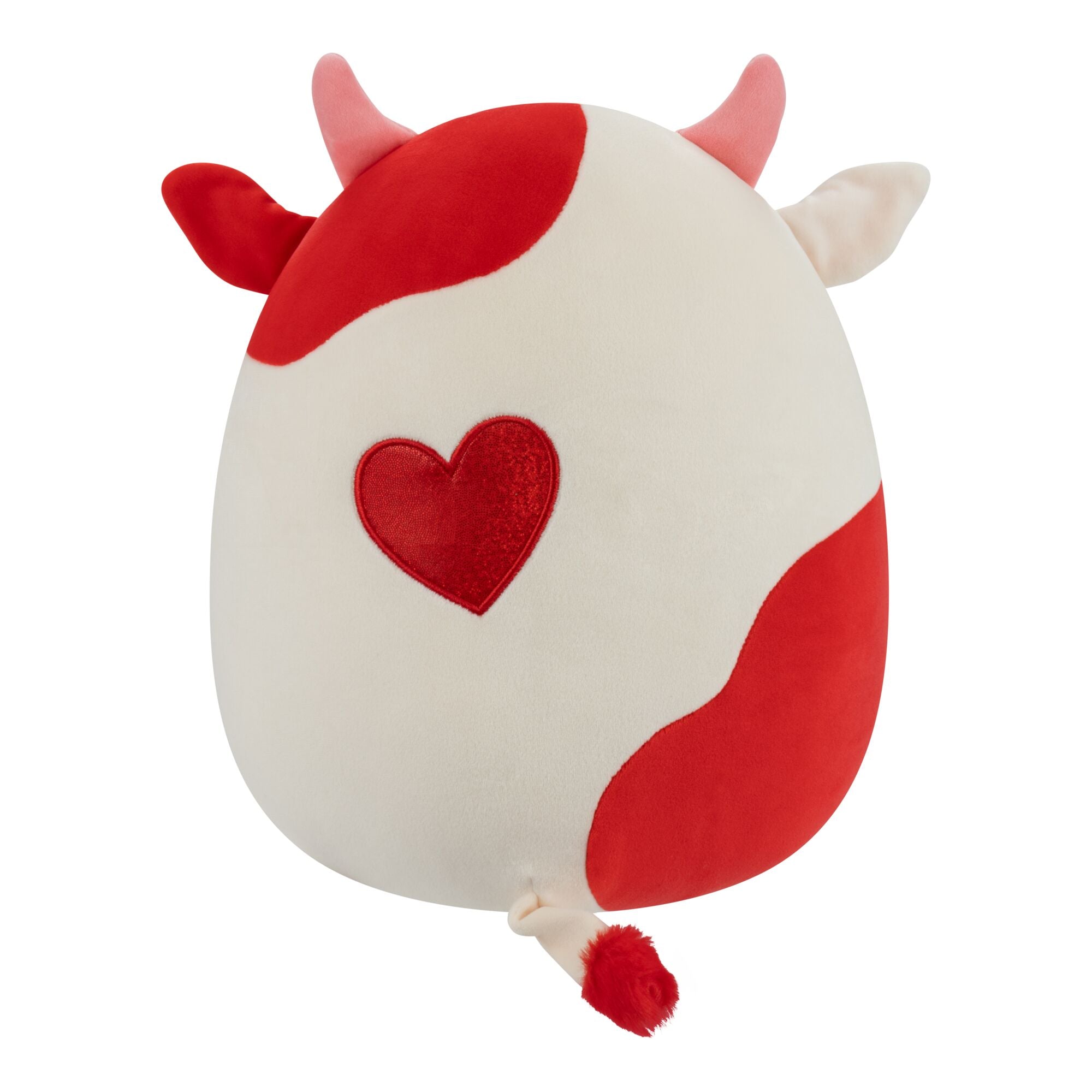 Squishmallows 12" Idris the Red and Off-White Cow | Jazwares / Squishmallows   Squad