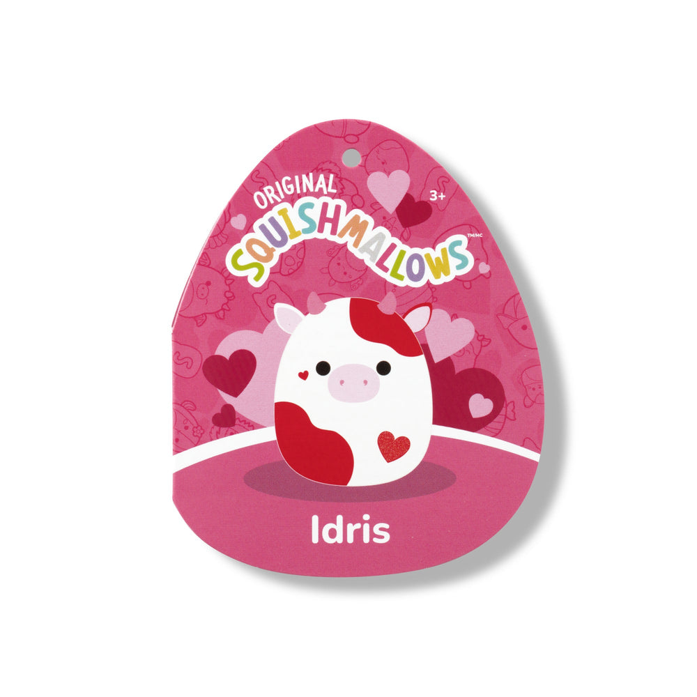 Squishmallows 12" Idris the Red and Off-White Cow | Jazwares / Squishmallows   Squad