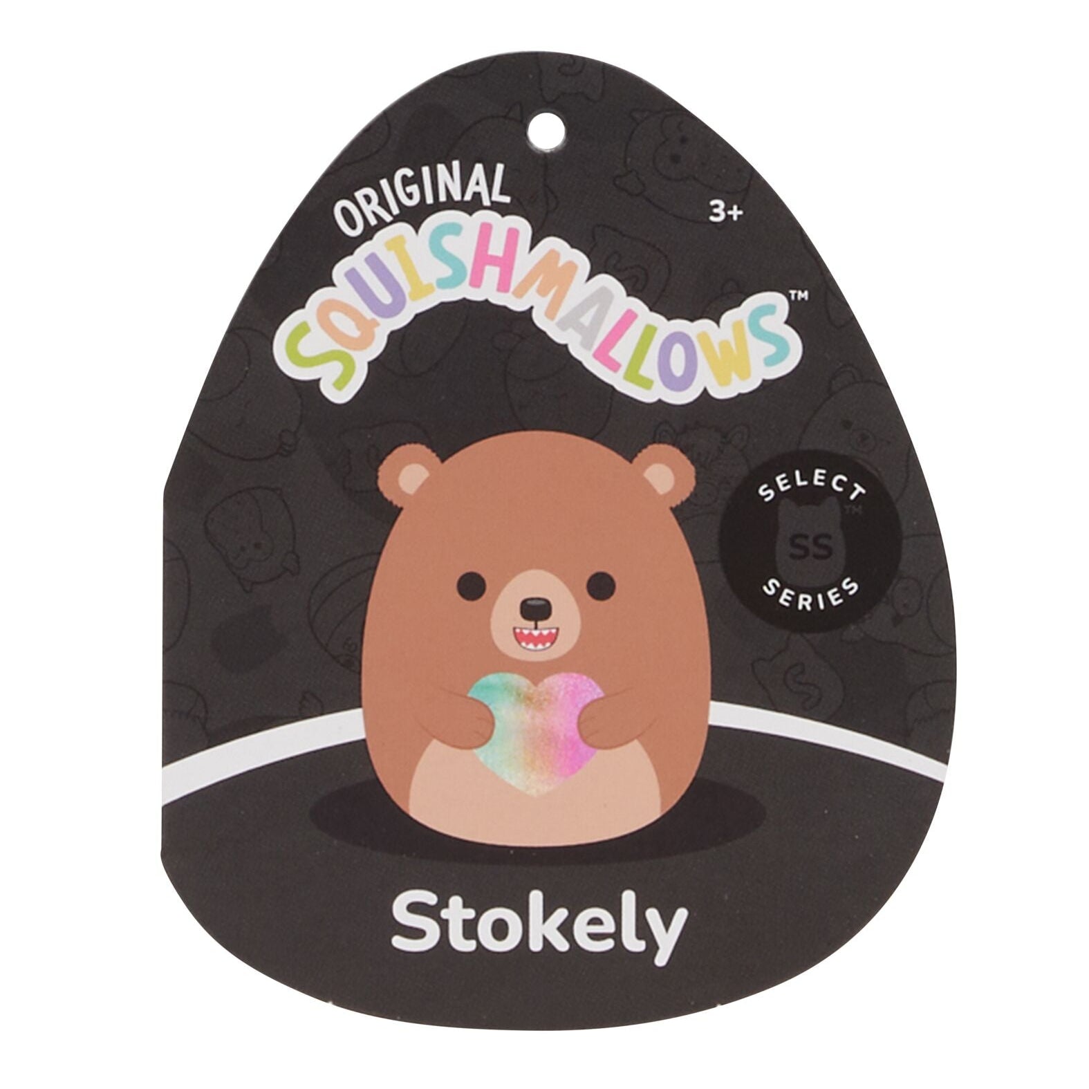 Squishmallows 8" Stokely the Brown Kodiak Bear Holding a Heart | Jazwares / Squishmallows   Category