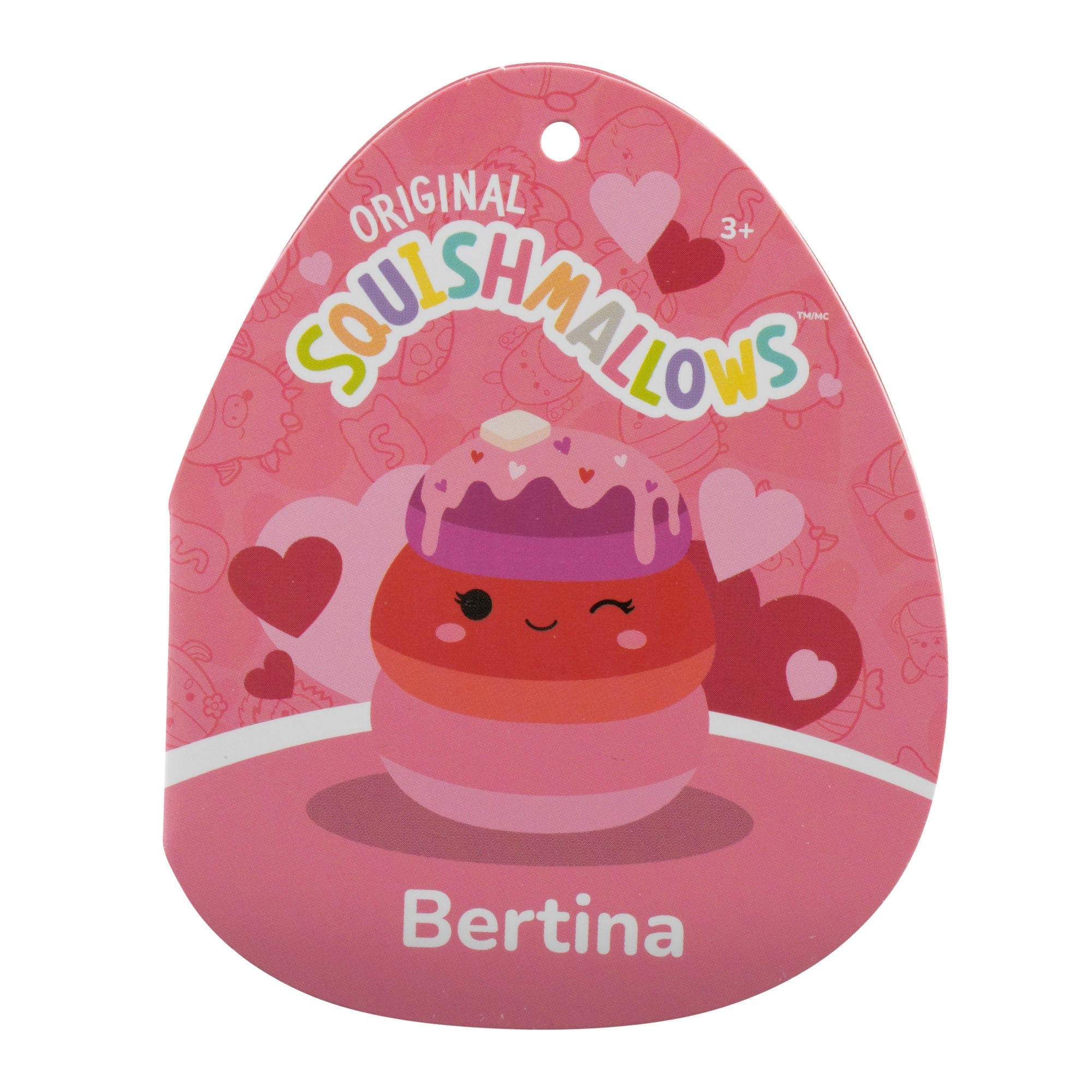 Squishmallows 12" Bertina the Pink Ombré Pancakes | Jazwares / Squishmallows   Squad