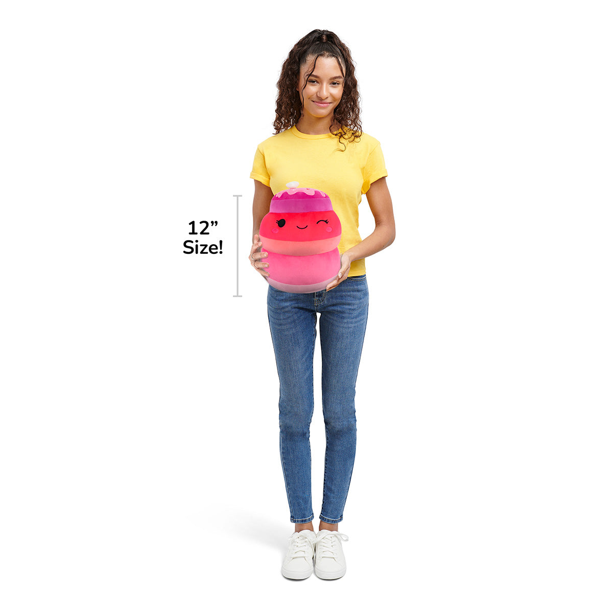 Squishmallows 12" Bertina the Pink Ombré Pancakes | Jazwares / Squishmallows   Squad