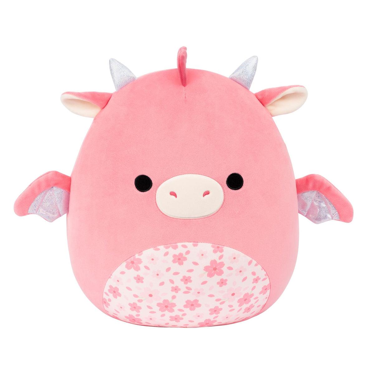 Squishmallows 14" Aegi the Pink Dragon with Sakura Print Belly | Jazwares / Squishmallows   Squad