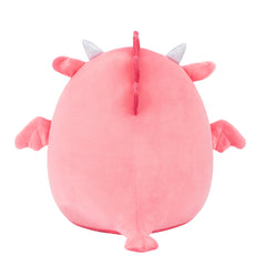 Squishmallows 14" Aegi the Pink Dragon with Sakura Print Belly | Jazwares / Squishmallows   Squad