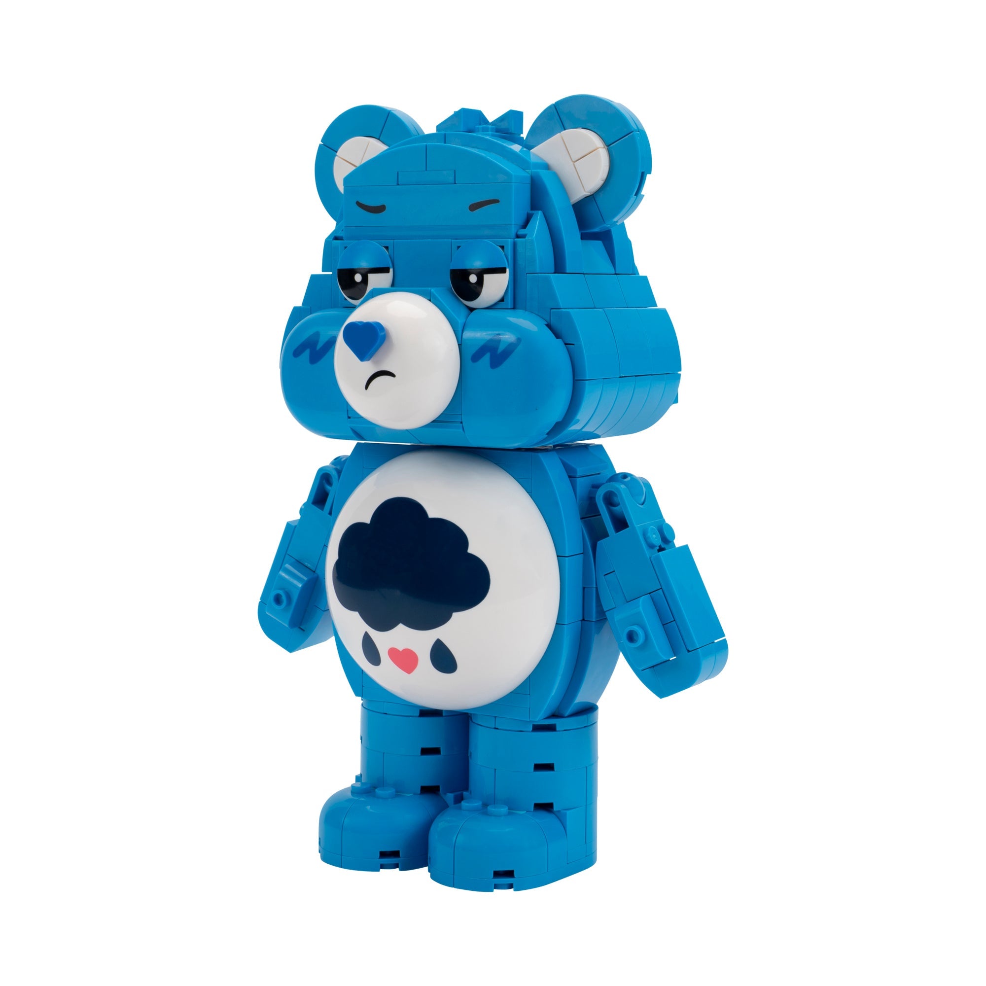 Care Bears Grumpy Bear Building Set - 7-Inch Buildable Articulated Fig / Squishmallows   Brand