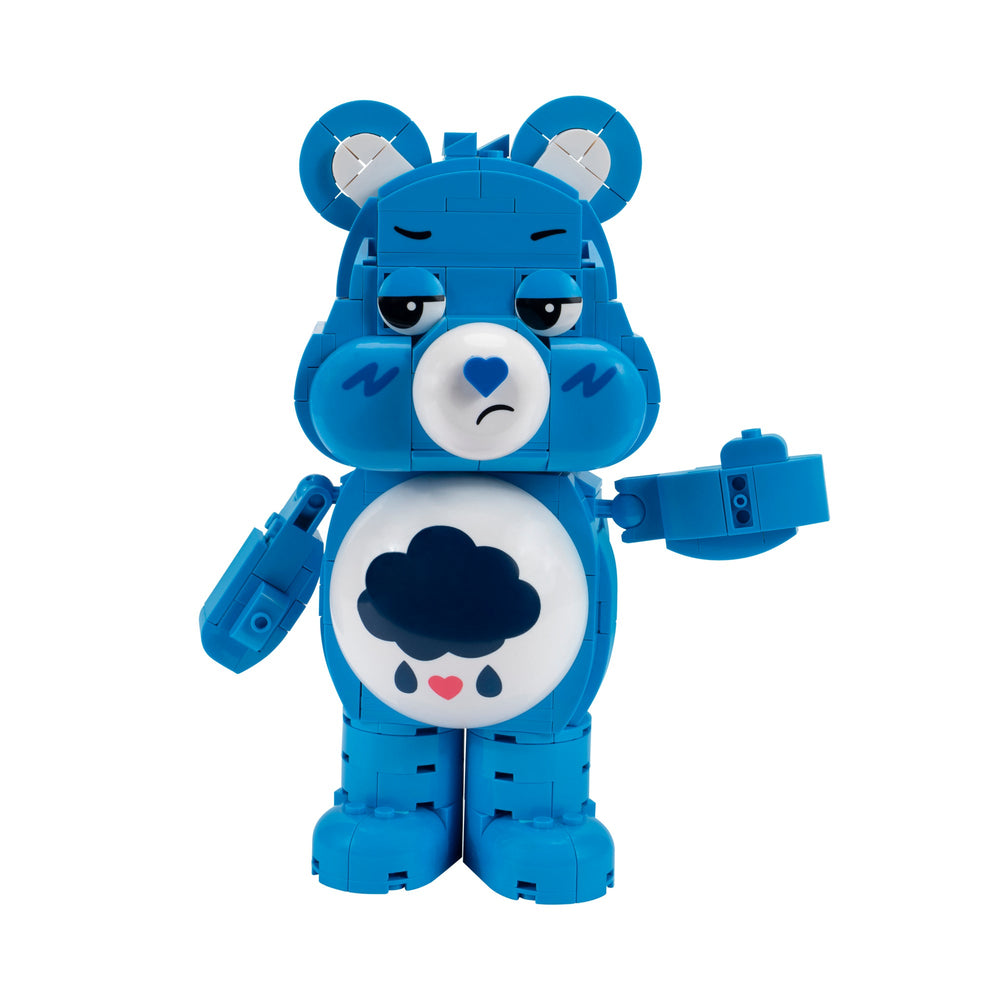 Care Bears Grumpy Bear Building Set - 7-Inch Buildable Articulated Fig / Squishmallows   Brand