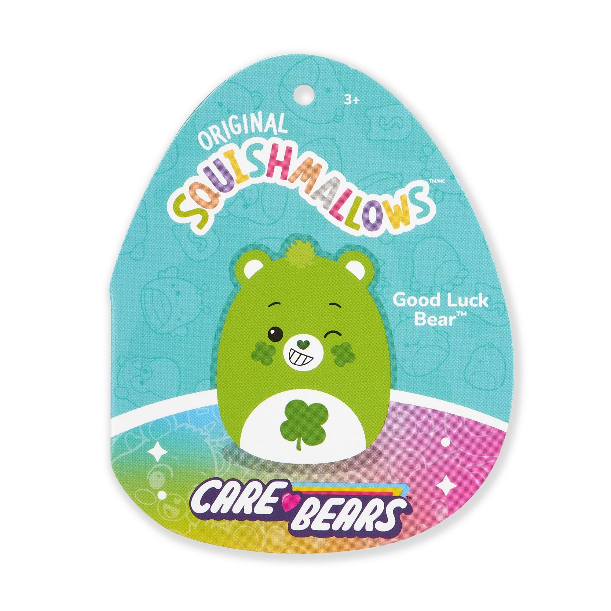 Squishmallows Care Bears 12" Good Luck Bear | Jazwares / Squishmallows   Brand