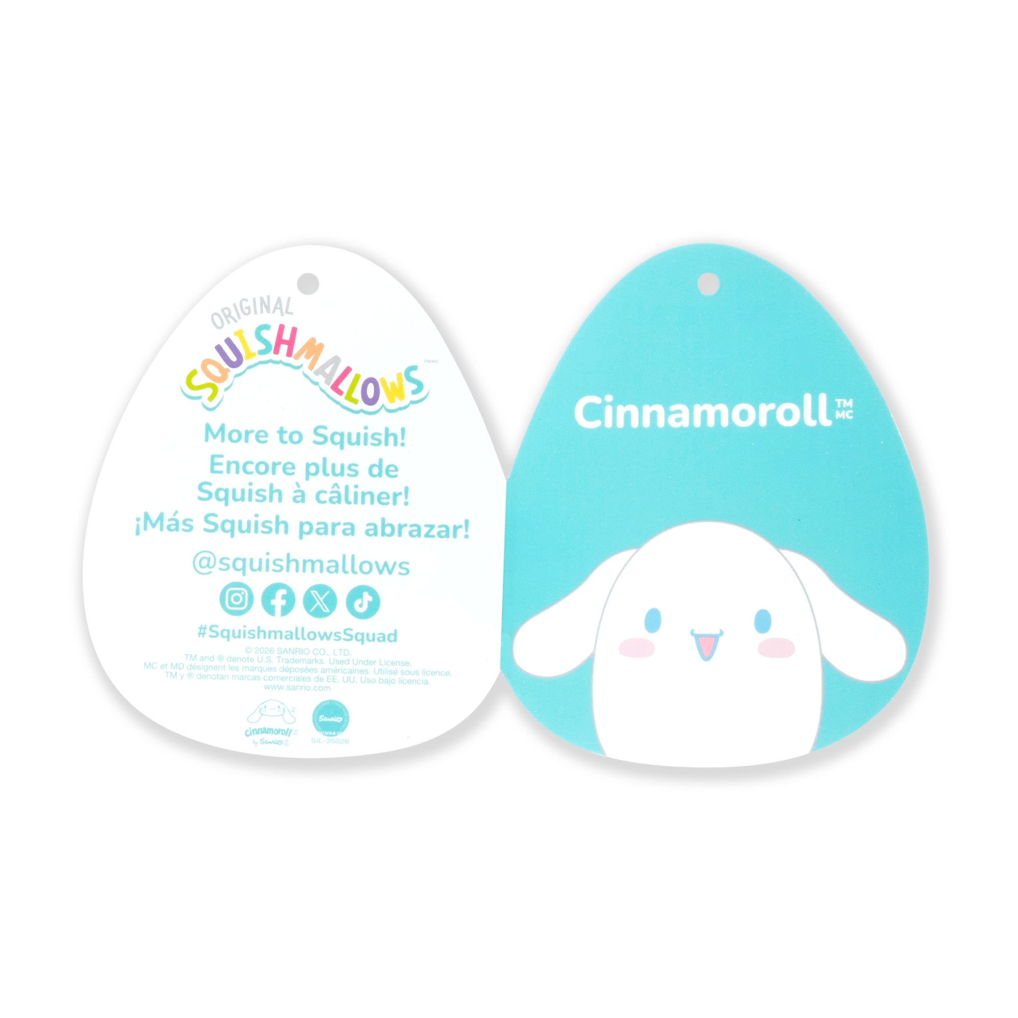 Squishmallows Hello Kitty and Friends 12" Cinnamoroll | Jazwares / Squishmallows   Brand