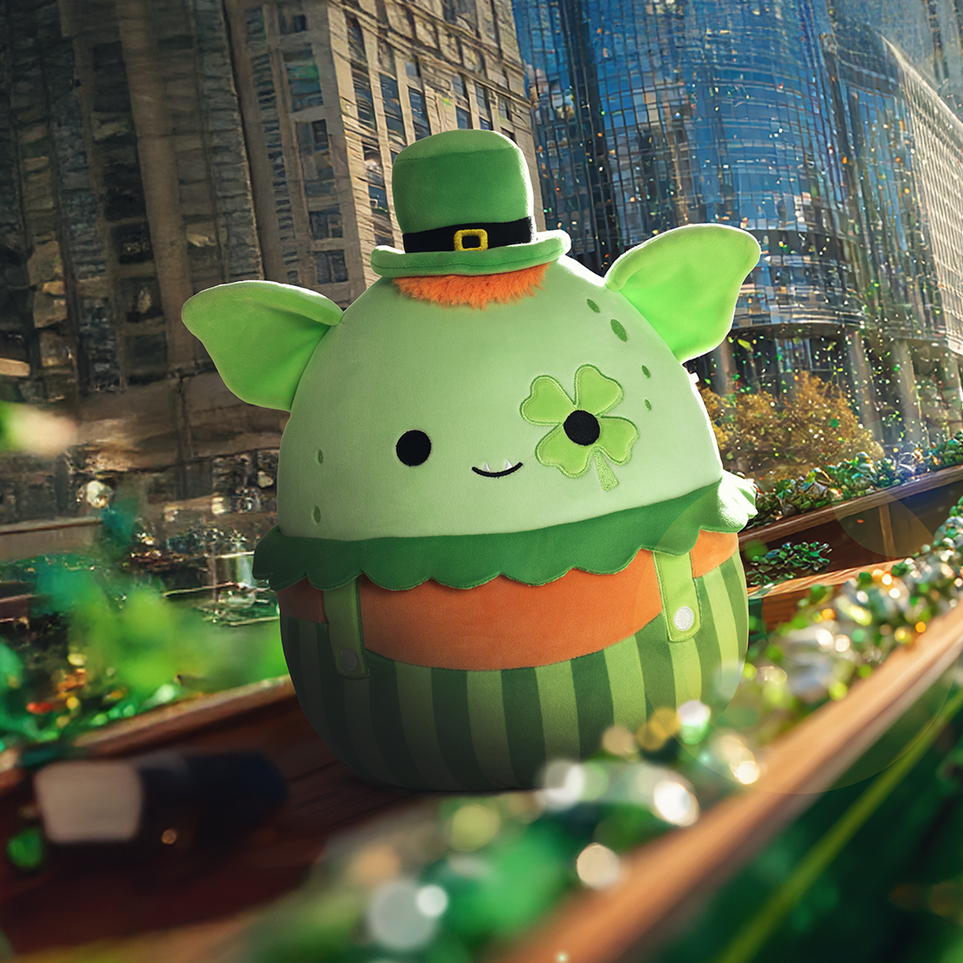 Squishmallows 12" Select Series Denny the St. Patty's Day Troll | Jazwares / Squishmallows   Category