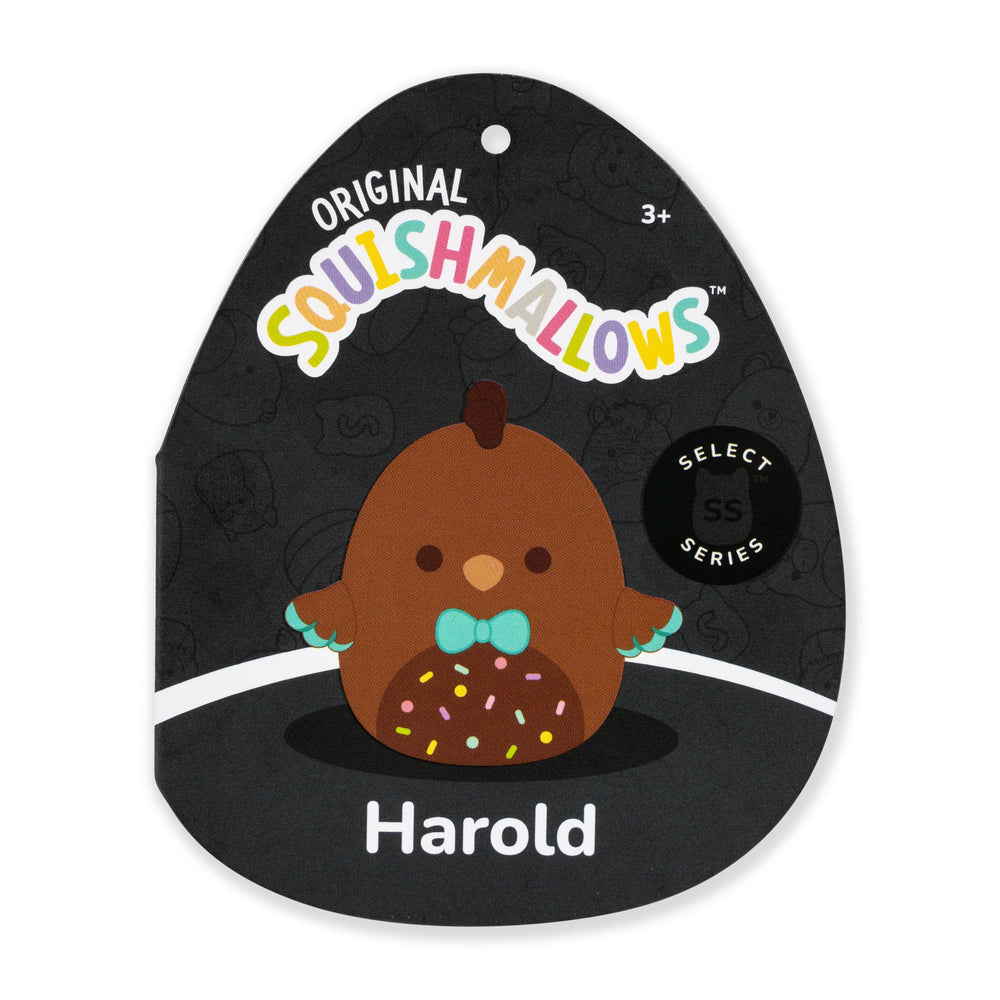 Squishmallows 8" Harold the Chocolate Chick with Bowtie | Jazwares / Squishmallows   Category