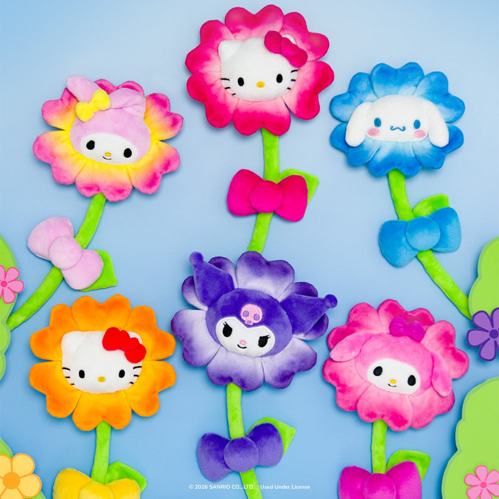 Hello Kitty and Friends 14" Plush Flower 2-Pack - Hello Kitty & Cinnamoroll | Jazwares / Squishmallows   Category