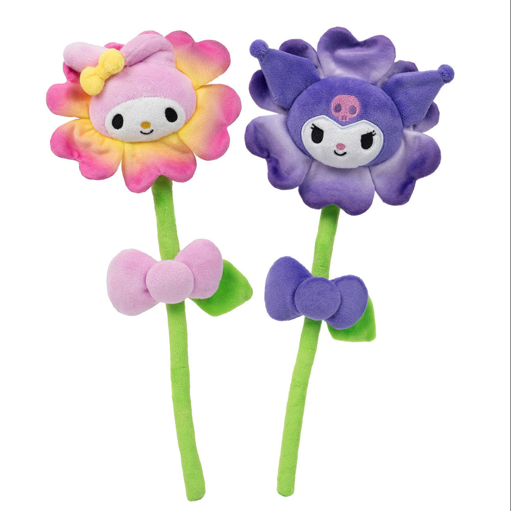 Hello Kitty and Friends 14" Plush Flower 2-Pack - My Melody & Kuromi | Jazwares / Squishmallows   Category