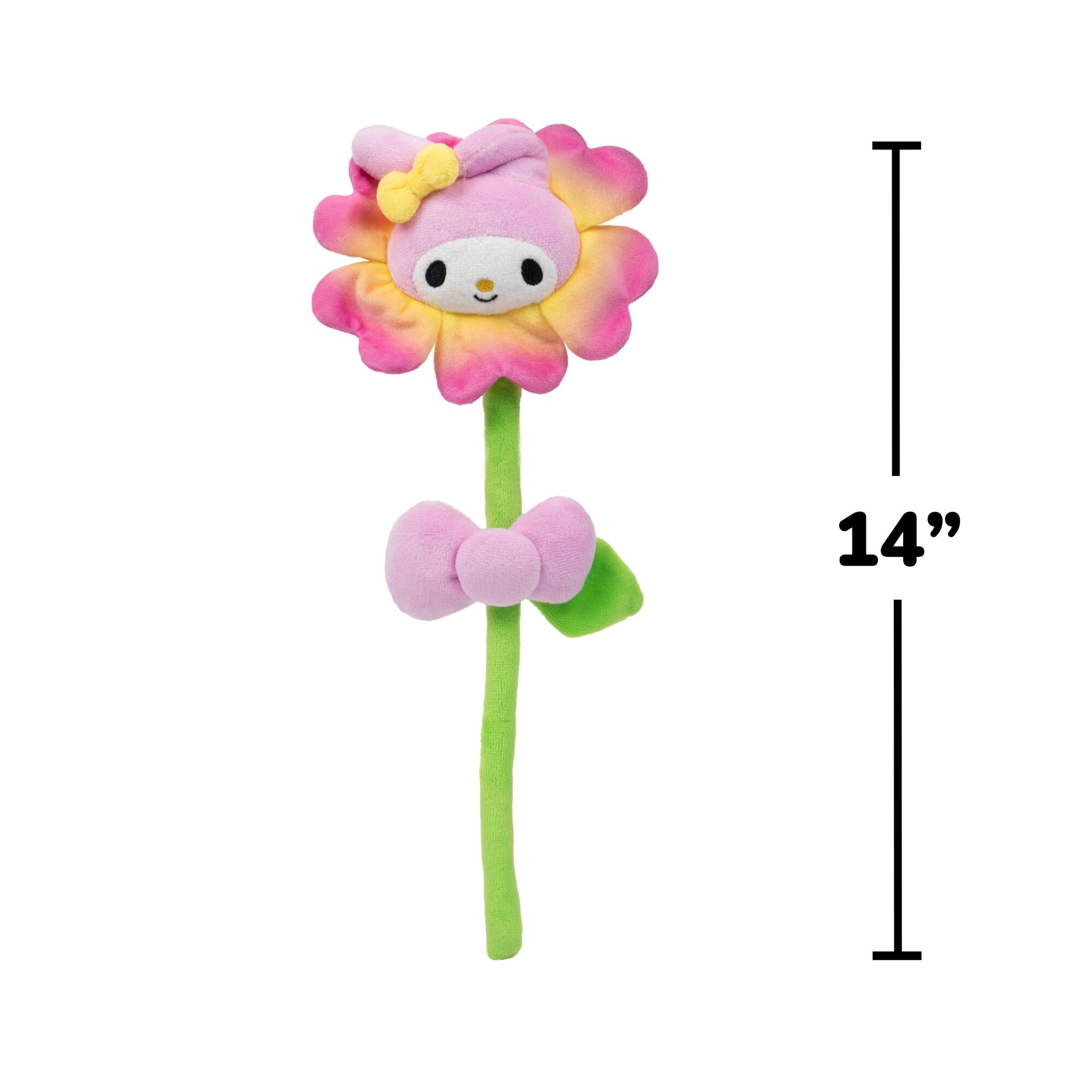 Hello Kitty and Friends 14" Plush Flower 2-Pack - My Melody & Kuromi | Jazwares / Squishmallows   Category