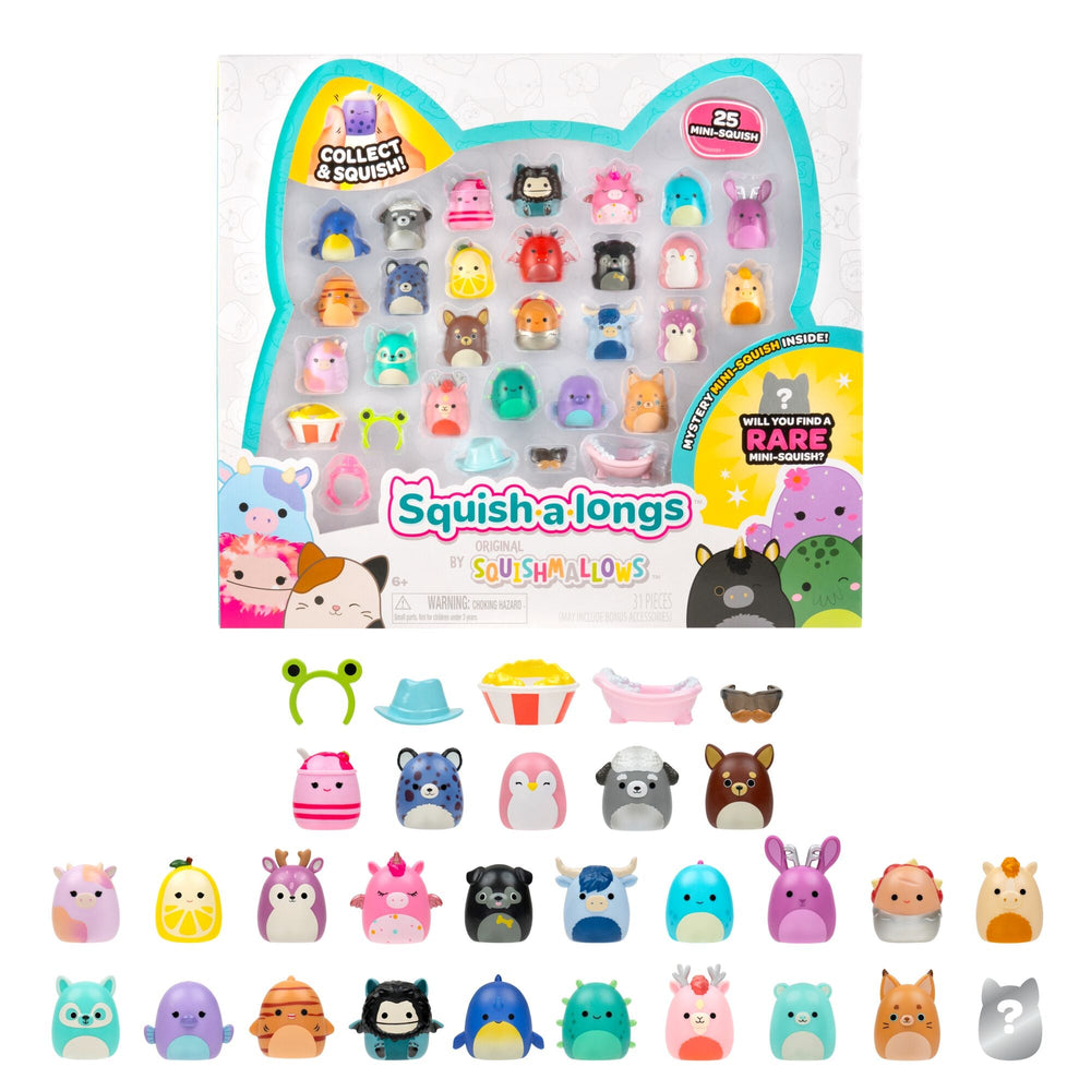 Squish-a-longs Mini-Squish 25-Pack (Wave 5, Style 1) | Jazwares / Squishmallows   Brand
