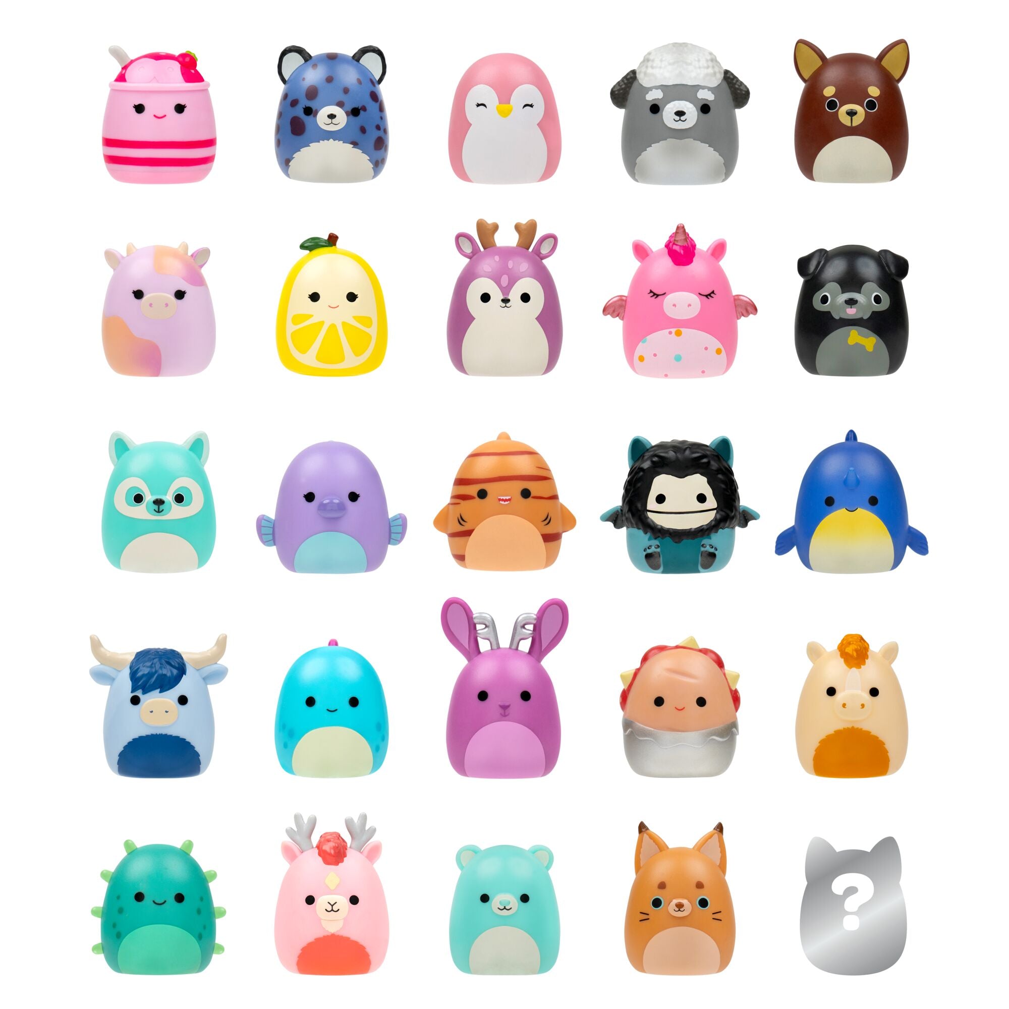 Squish-a-longs Mini-Squish 25-Pack (Wave 5, Style 1) | Jazwares / Squishmallows   Brand