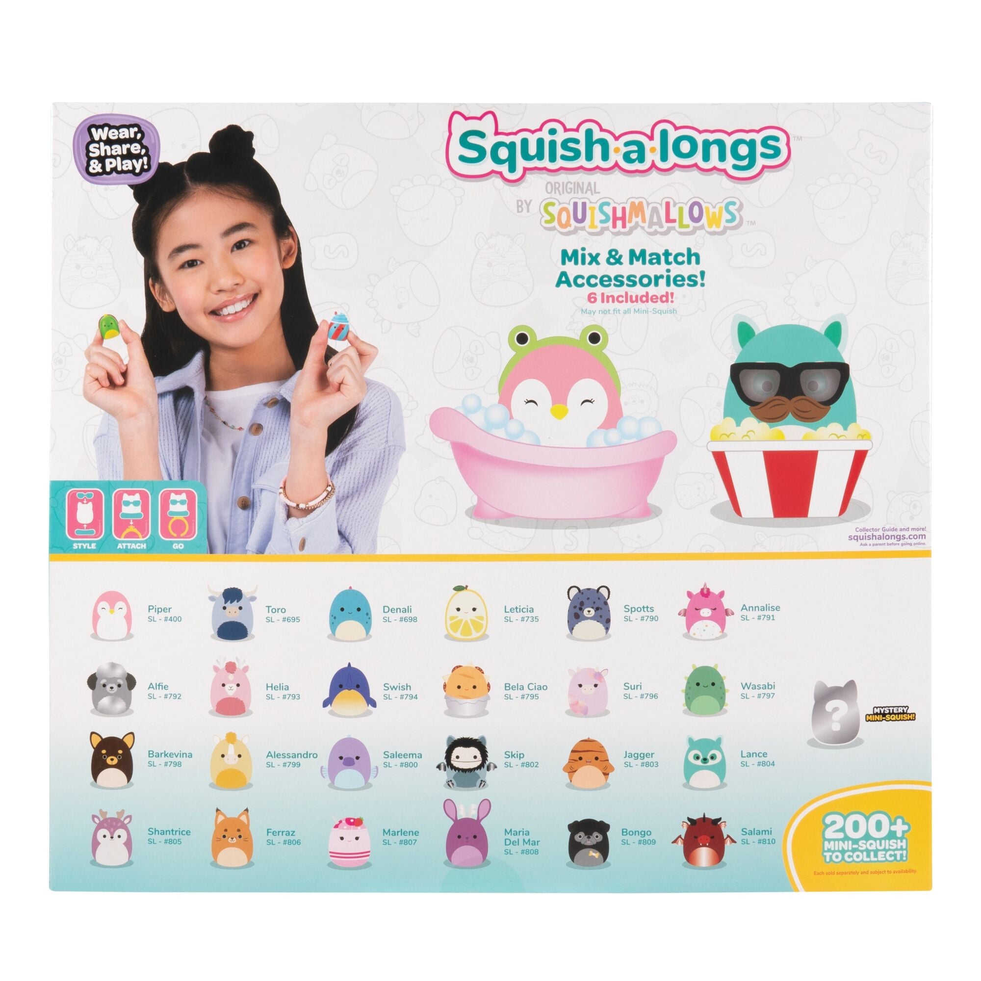 Squish-a-longs Mini-Squish 25-Pack (Wave 5, Style 1) | Jazwares / Squishmallows   Brand