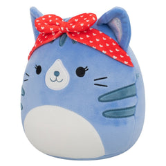 Squishmallows 5" Carizma the Blue Tabby Cat with Headband | Jazwares / Squishmallows   Squad