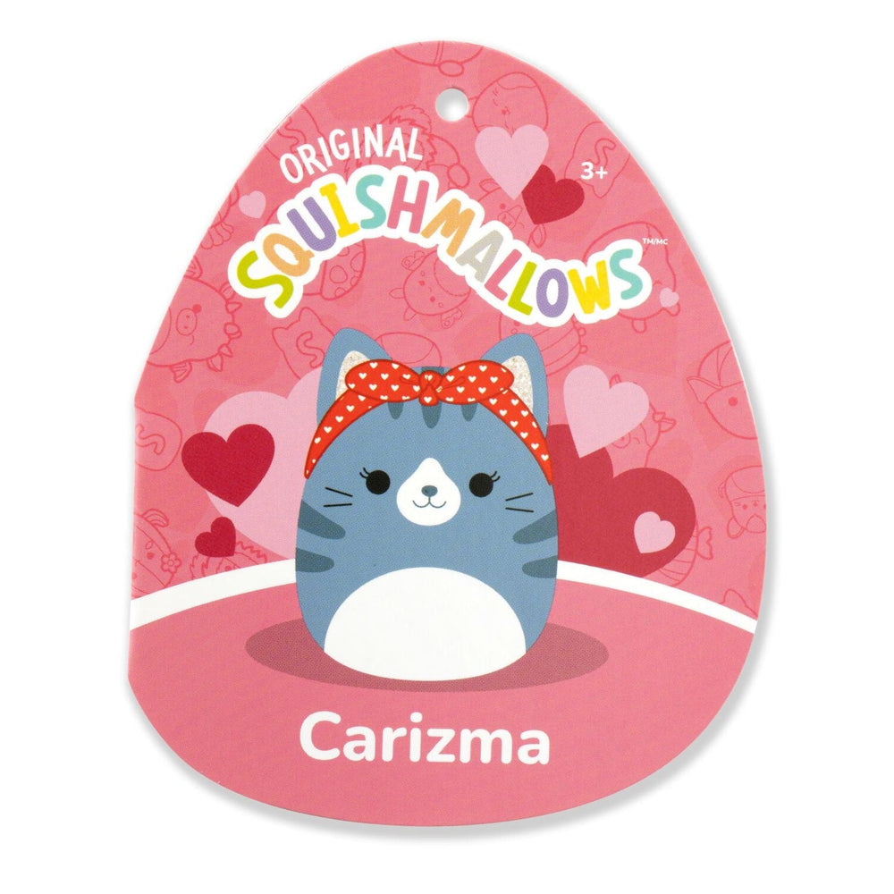 Squishmallows 5" Carizma the Blue Tabby Cat with Headband | Jazwares / Squishmallows   Squad