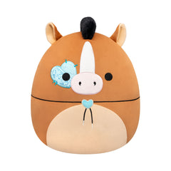 Squishmallows 12" Brisby the Brown Horse with Bolo Tie and Heart Eyepatch | Jazwares / Squishmallows   Squad