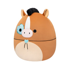 Squishmallows 12" Brisby the Brown Horse with Bolo Tie and Heart Eyepatch | Jazwares / Squishmallows   Squad