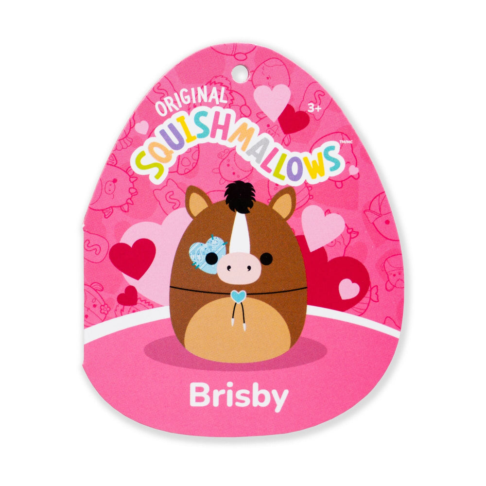 Squishmallows 12" Brisby the Brown Horse with Bolo Tie and Heart Eyepatch | Jazwares / Squishmallows   Squad