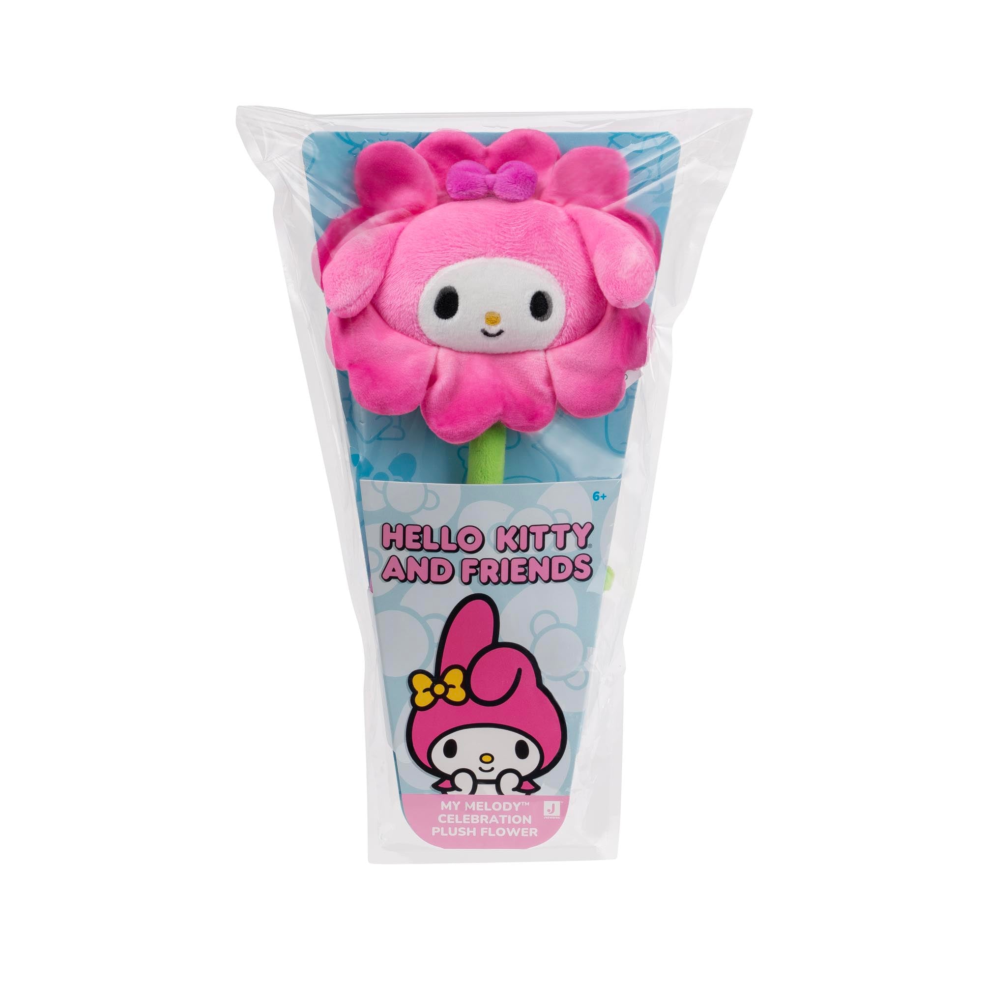 Hello Kitty and Friends 14" Plush Flower 2-Pack - Hello Kitty & My Melody | Jazwares / Squishmallows   Category