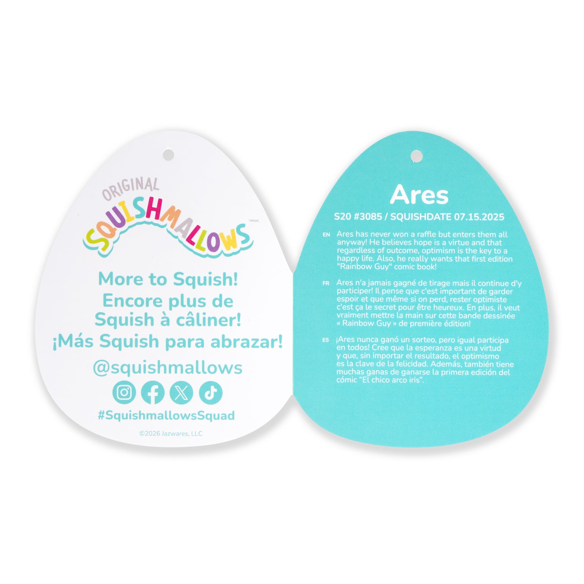 Squishmallows 20" Ares the Rainbow Mystical Horse | Jazwares / Squishmallows   Category|  Squad