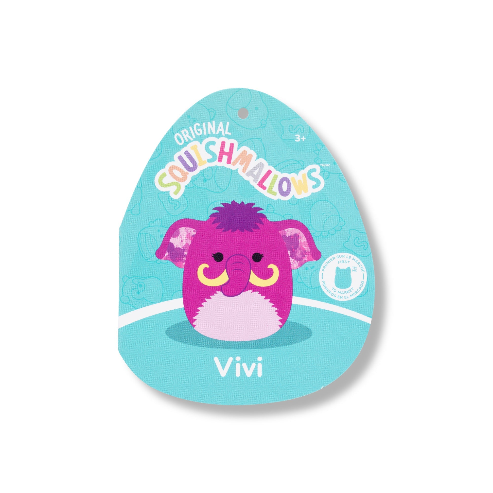 20-Inch Vivi the Bright Hot Pink Woolly Mammoth / Squishmallows   Category|  Squad