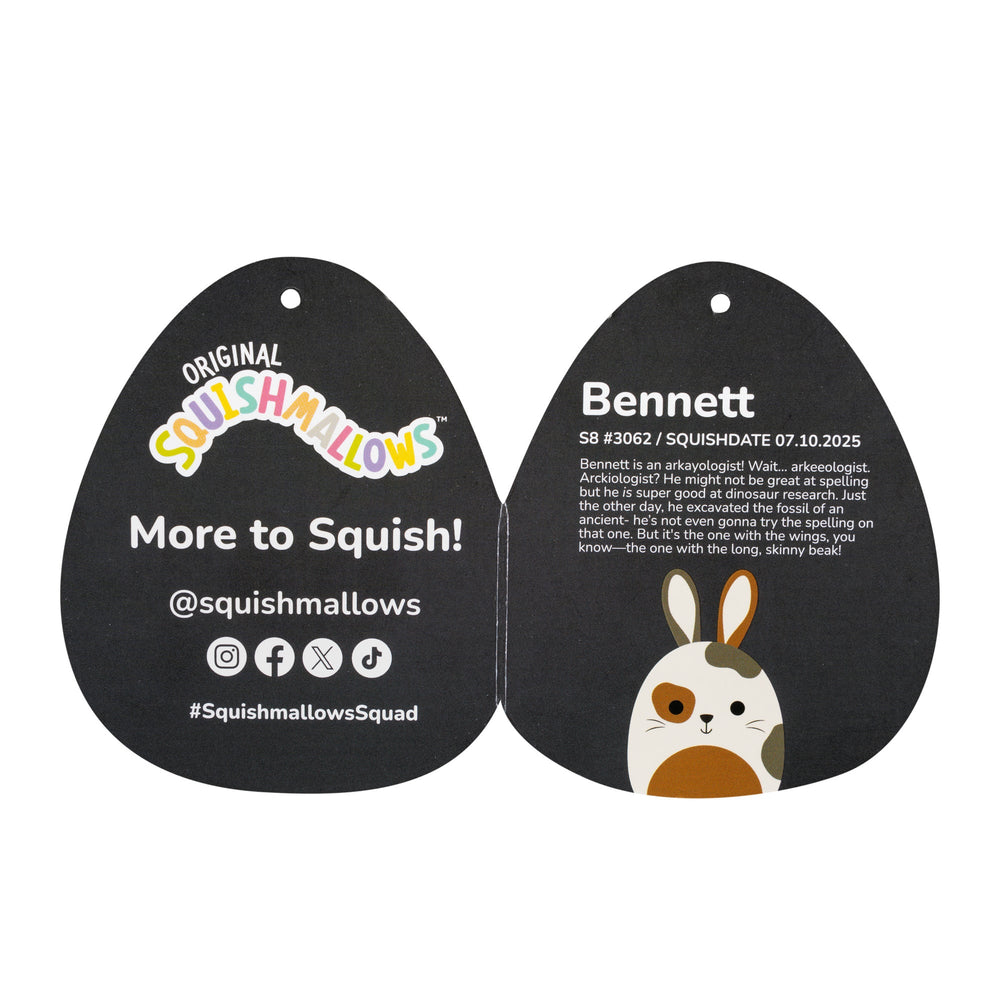 Squishmallows 8" Select Series Bennett the Dutch Bunny | Jazwares / Squishmallows   Category