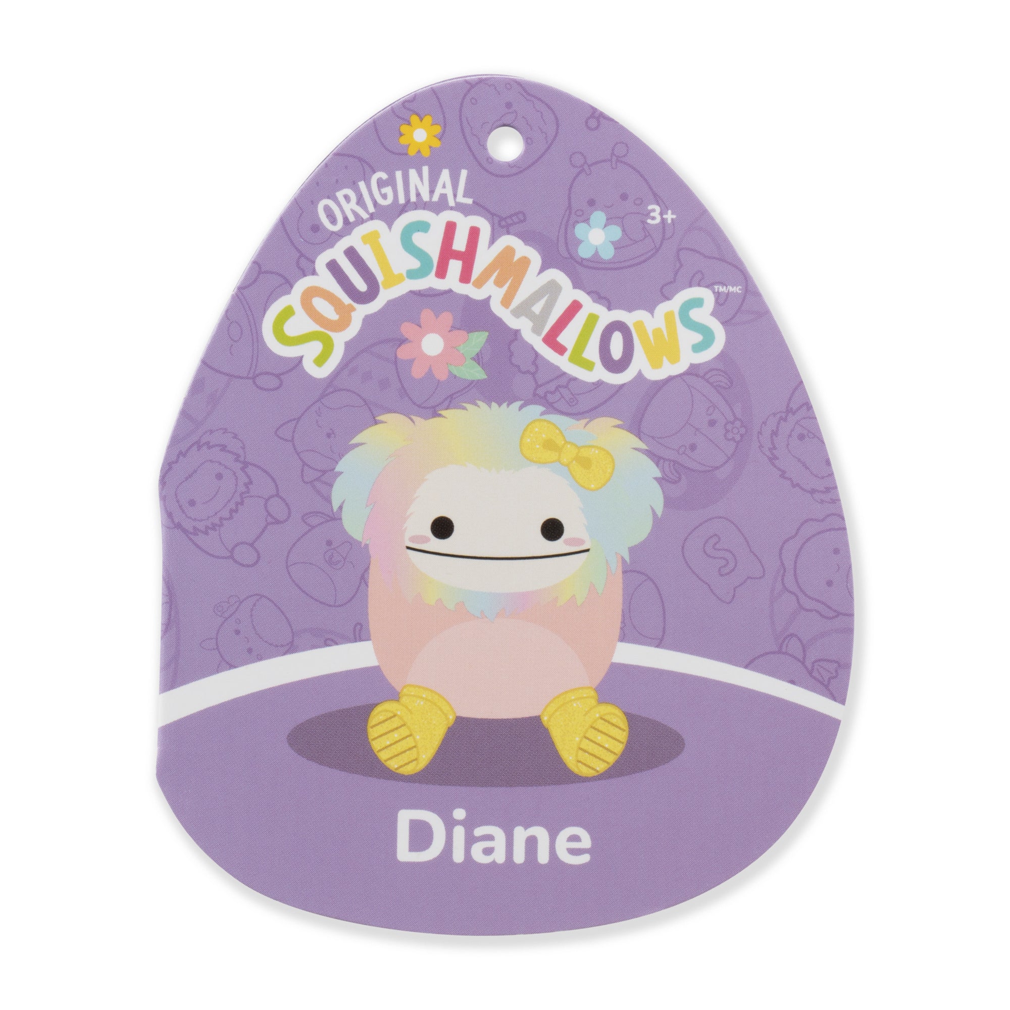 Squishmallows Diane the Peach Bigfoot with Yellow Rain Boots | Jazwares / Squishmallows   Squad