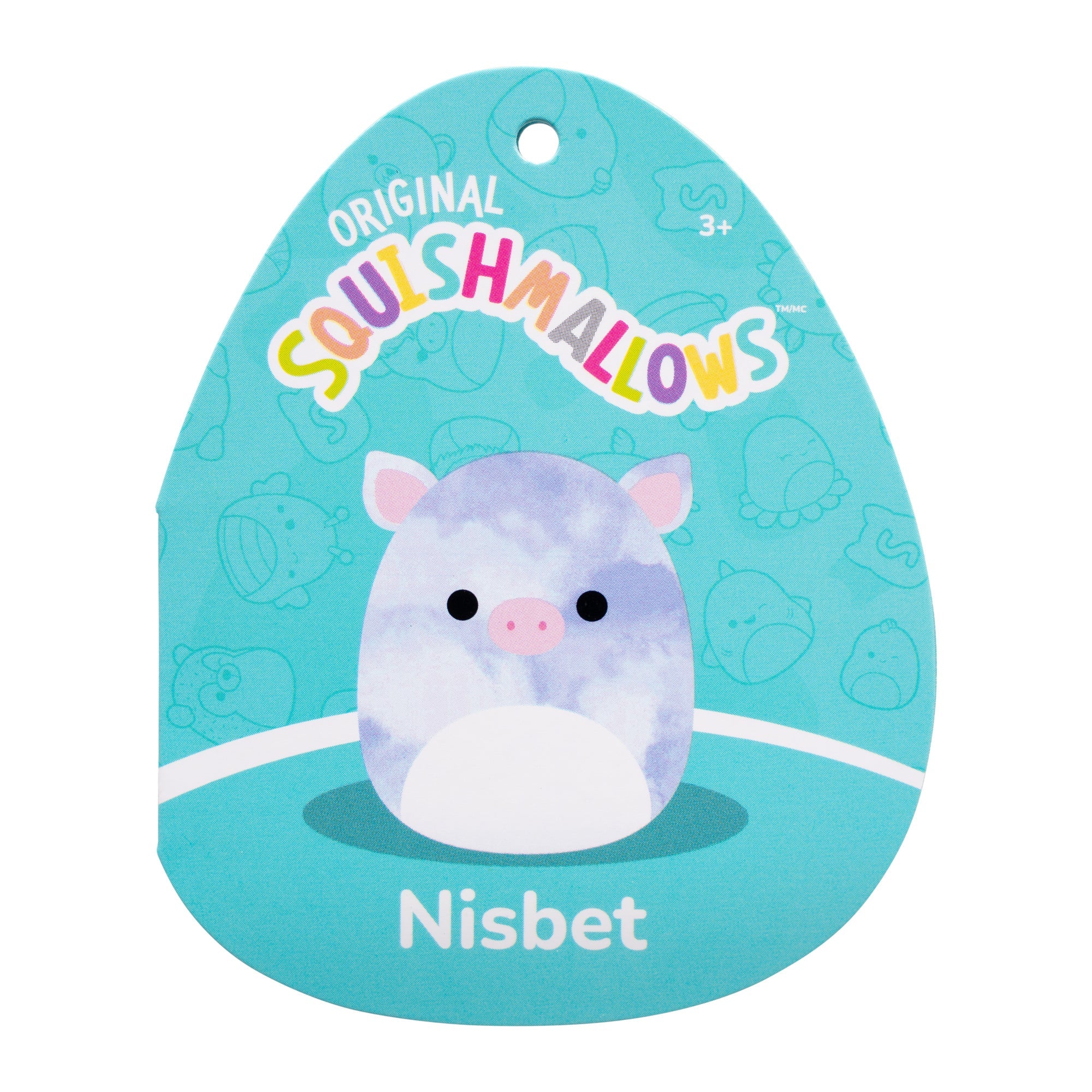 Squishmallows 12" Nisbet the Blue Tie Dye Pig | Jazwares / Squishmallows   Squad