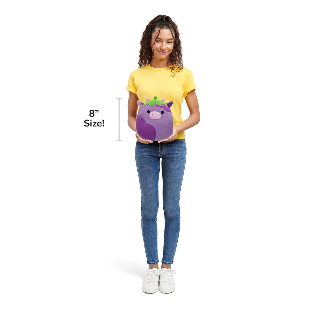 Squishmallows 8" Frederick the Eggplant Cow | Jazwares / Squishmallows   Squad