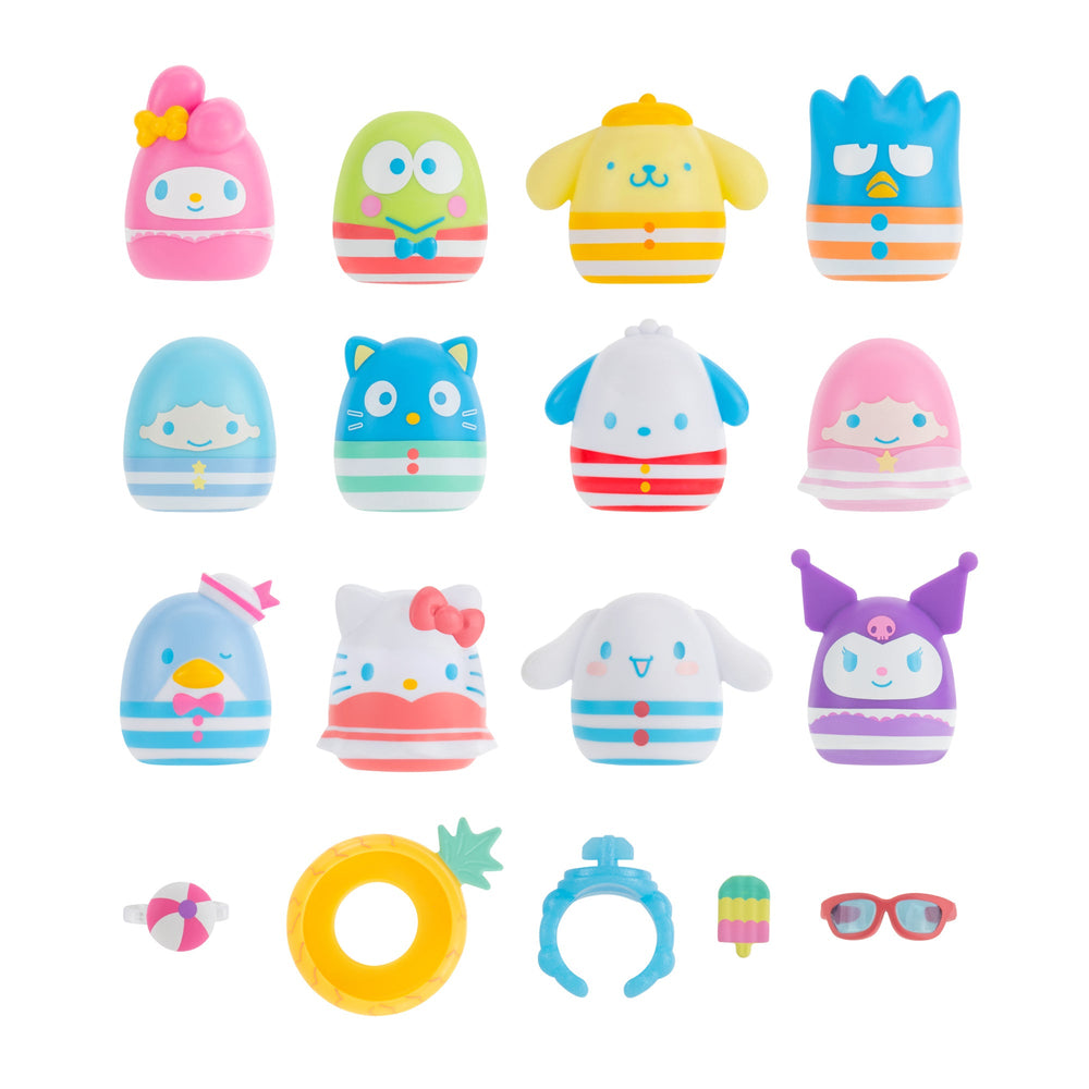 Squish-a-longs Hello Kitty and Friends Pool Party 12-Pack | Jazwares / Squishmallows   Category|  Brand