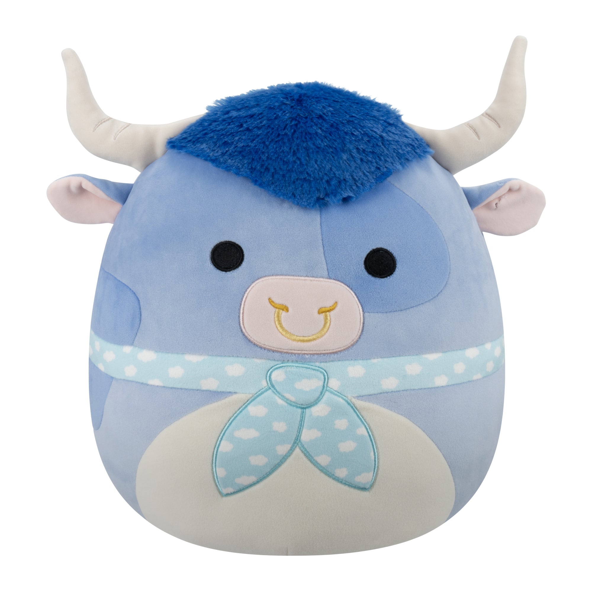 Squishmallows 12" Bermayeh the Blue Bull with Ascot | Jazwares / Squishmallows   Category|  Squad