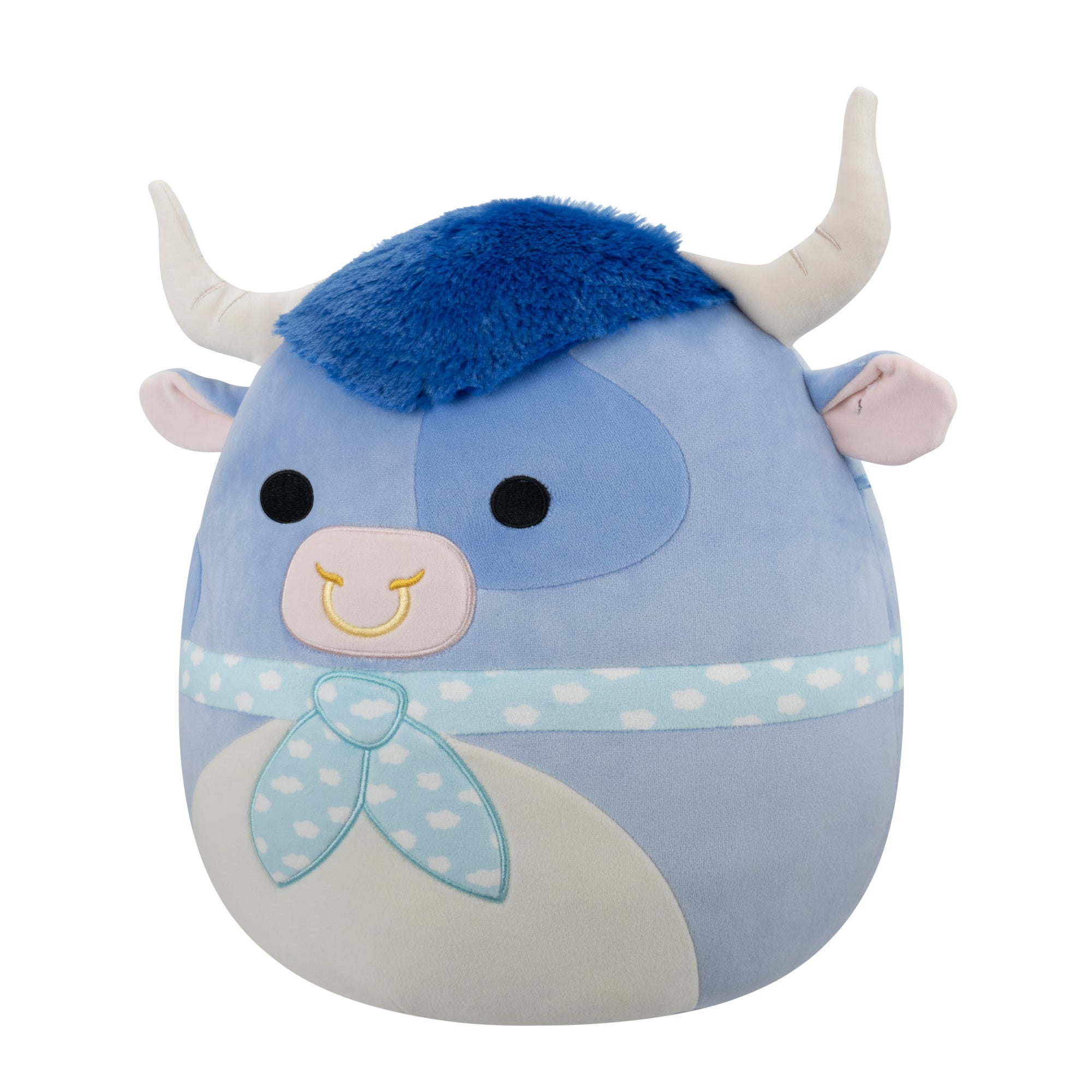 Squishmallows 12" Bermayeh the Blue Bull with Ascot | Jazwares / Squishmallows   Category|  Squad